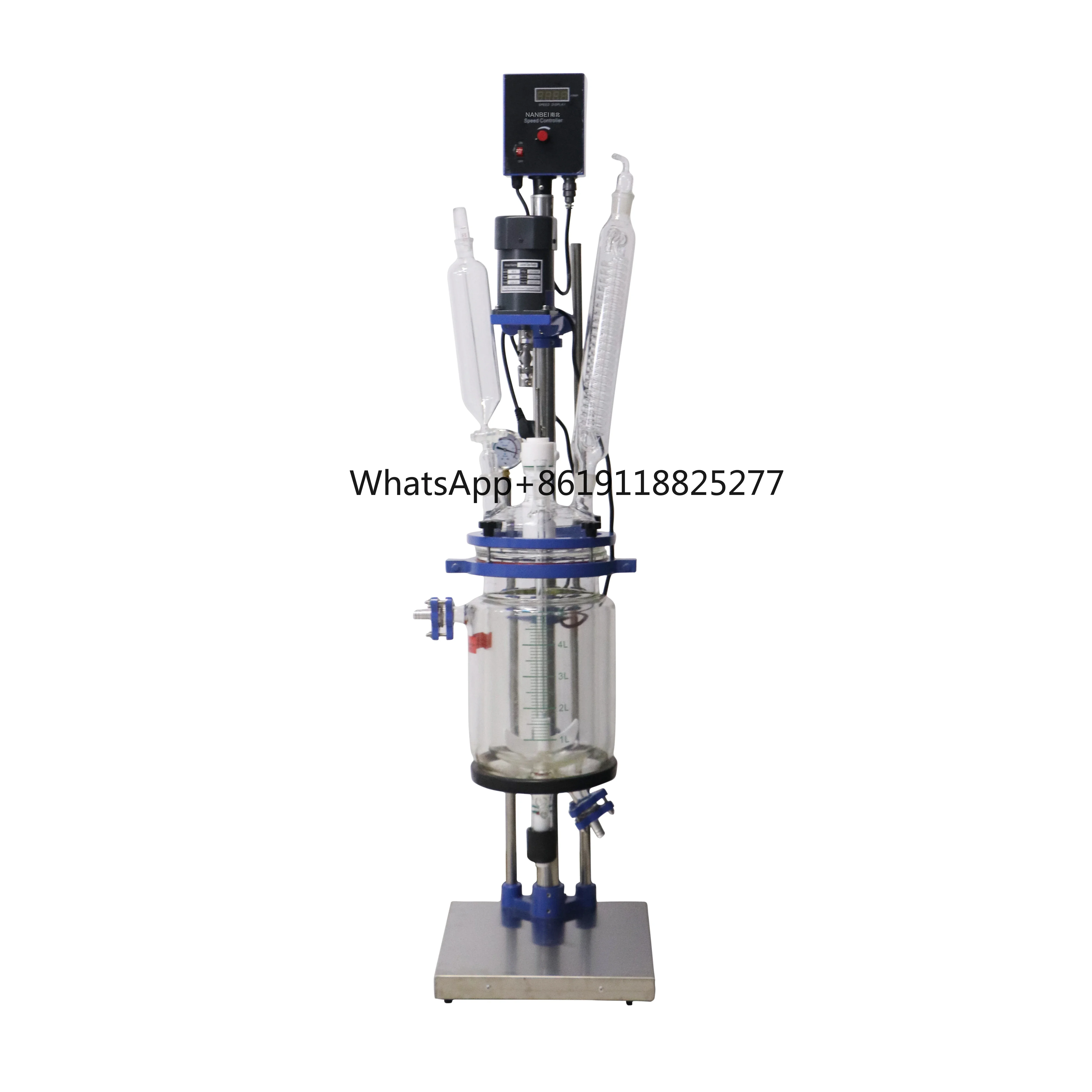 

Customized chemical Lab Small Double Layer 1 liter 2L 5 L Crystallization Jacketed Glass Reactor for Alcohol