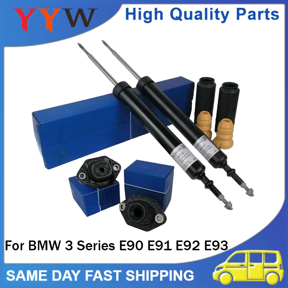 

2PCS Quality Car Shock Absorber And Dome Bearing Rear For BMW 3 Series E90 E91 E92 E93 316 318 320 323 325 Car Accessories