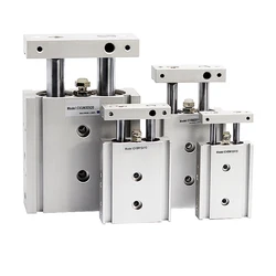 AFR Brand CXSM Dual Rod Cylinder Double Axis Pneumatic Cylinder Bore 10 15 20 25 32mm Magnetic Actuator