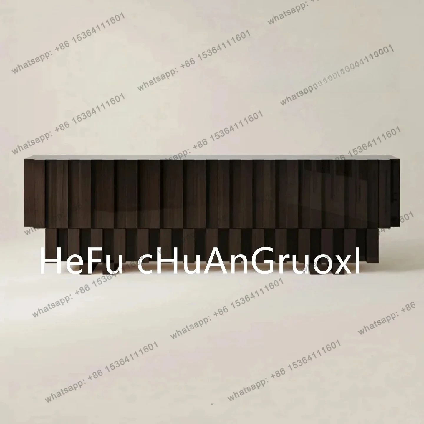 

Художественное антикварное хранилище из цельного дерева, обеденный боковой шкаф, шкафчик для гостиной, дизайнерский полосатый боковой шкаф