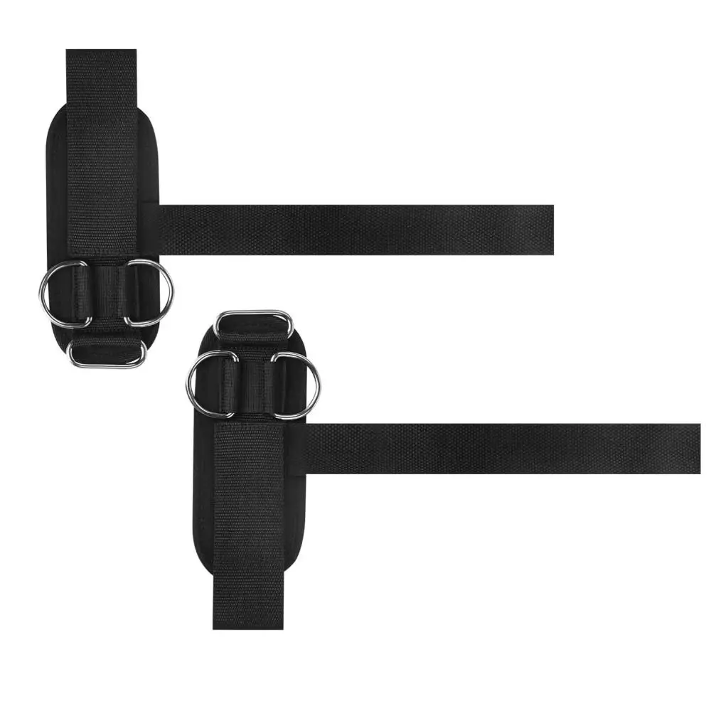 Non Slip Weightlifting Straps Hand Grip Wrap Support Gym Wrist Straps With D Ring Thick Pull-up Lifting Straps Men Women
