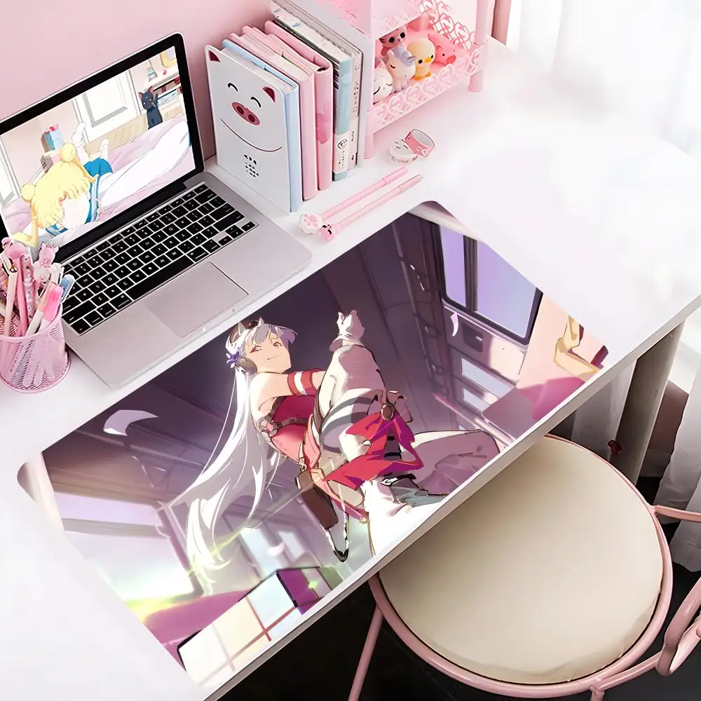 Uma Musume Pretty Derby Mauspad, großes Gaming-Mauspad mit LockEdge, verdickte Tischunterlage für Computertastatur, Schreibtischunterlage