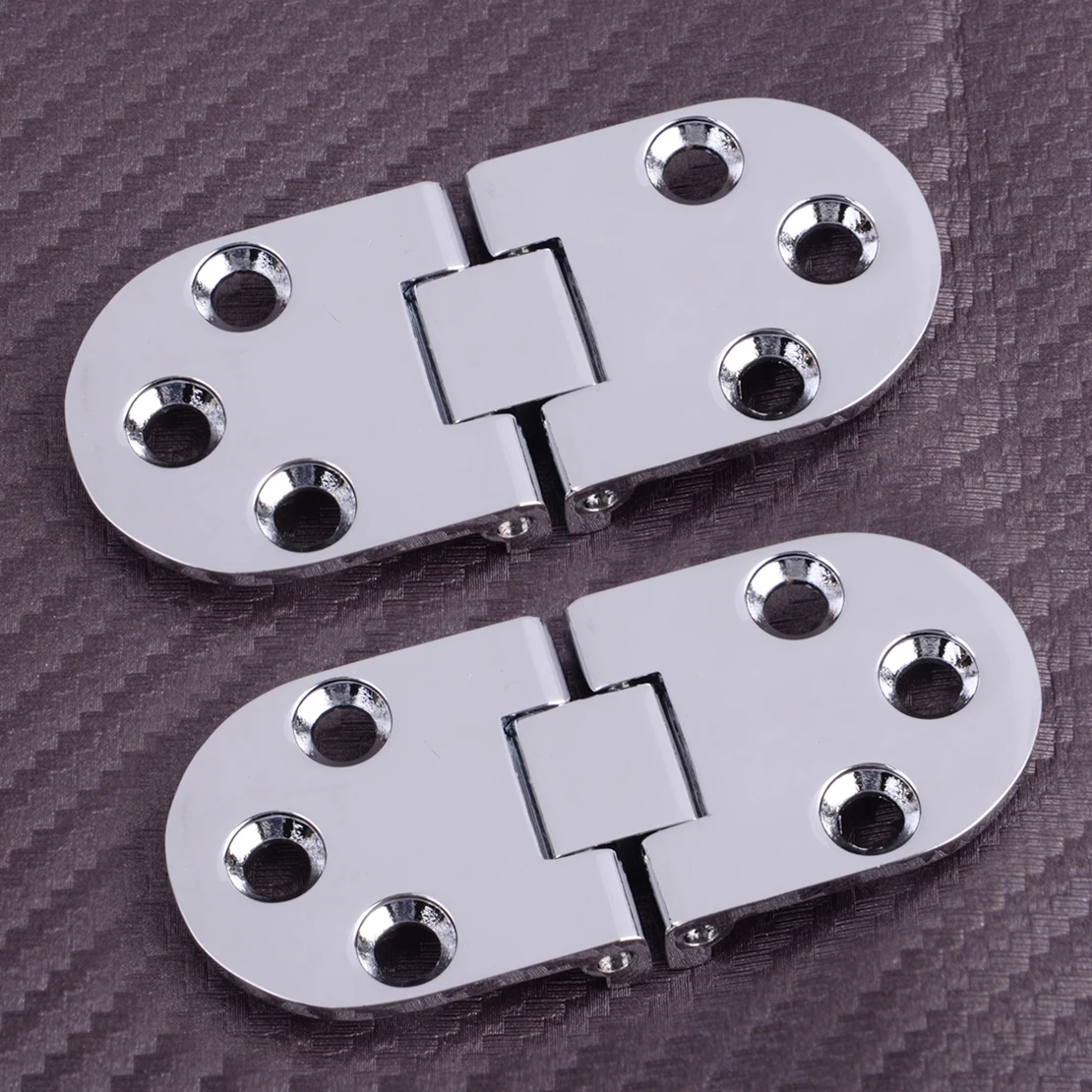 

2pcs 70 x 30mm Marine Hatch Door Hinge Zinc Alloy 180 Degree Flush Mount Silver For Boat RV