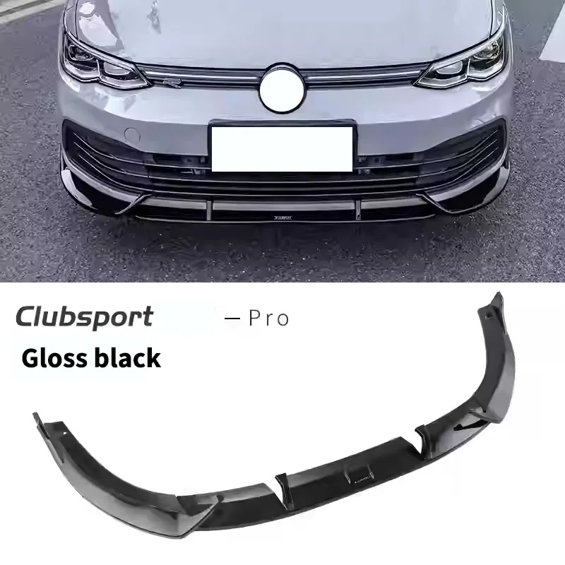 Voor Volkswagen Golf 8 MK8 GTI R-Lijn Pro 2021 2022 2023 Auto Voorste Lip Bumper Lip Splitter diffuser Spoiler Accessoires Body Kits