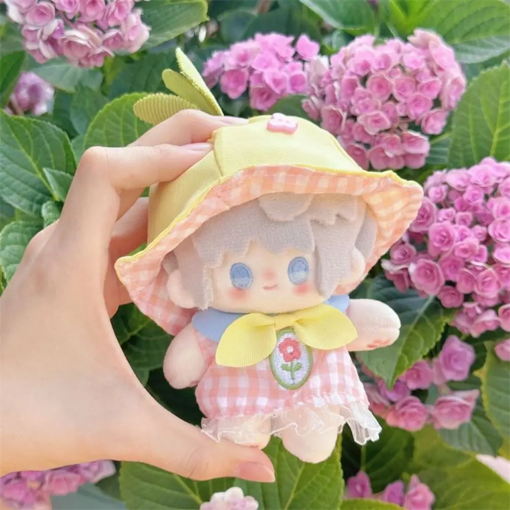 

Для куклы 10 см, хлопковые комбинезоны для куклы, мягкая хлопковая миниатюрная одежда, наряд для куклы, милый мультяшный дизайн, мини-кукла, одежда