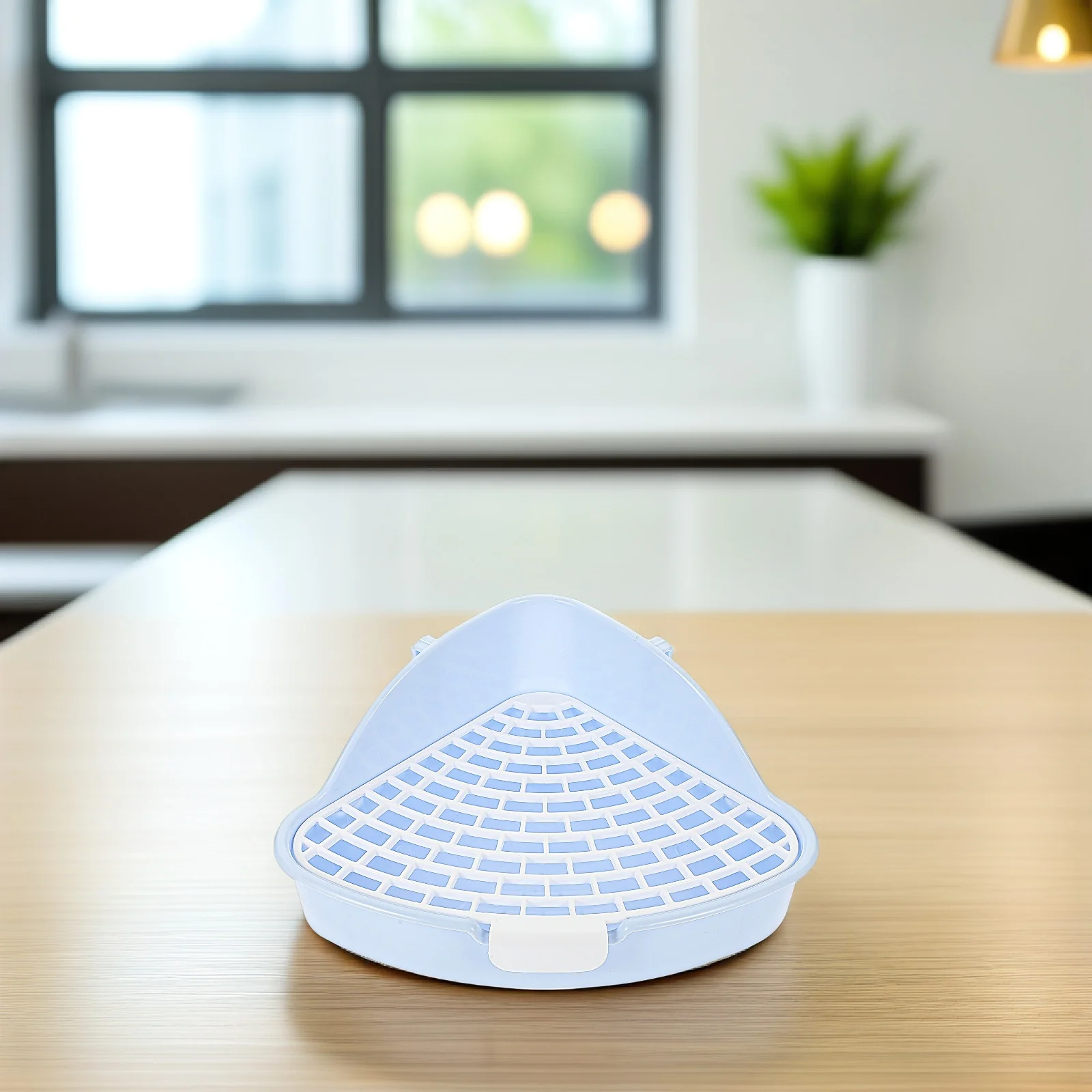 

Small Animals Litter Box Premium Pp Material Double Hook Design Easy Clean Plastic Pet Toilet For Rabbit Guinea Pig Bunny