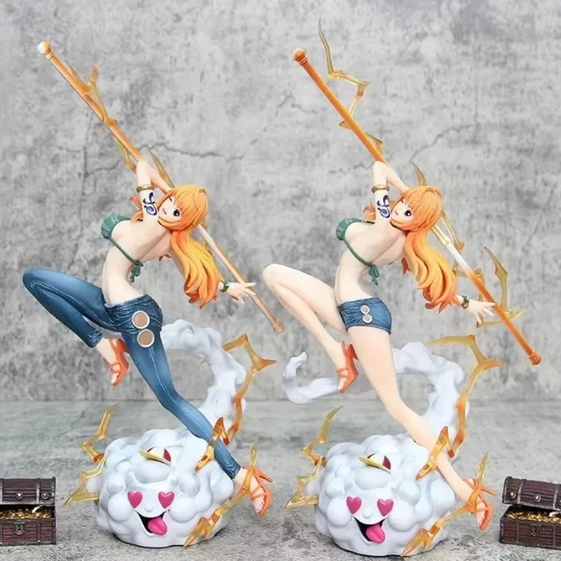 32cm 원피스 나미 애니메이션 피규어 - 레조넌스 시리즈 모델 GK 스태츄 소년 컬렉션 데스크탑 장식 장난감