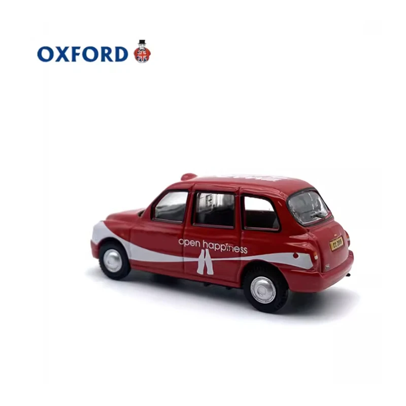 OXFORD Diecast Scala 1:76 TX4 Taxi Lega Modello di auto d'epoca Prodotto finito Simulazione Collezione di giocattoli Modello statico Ornamento