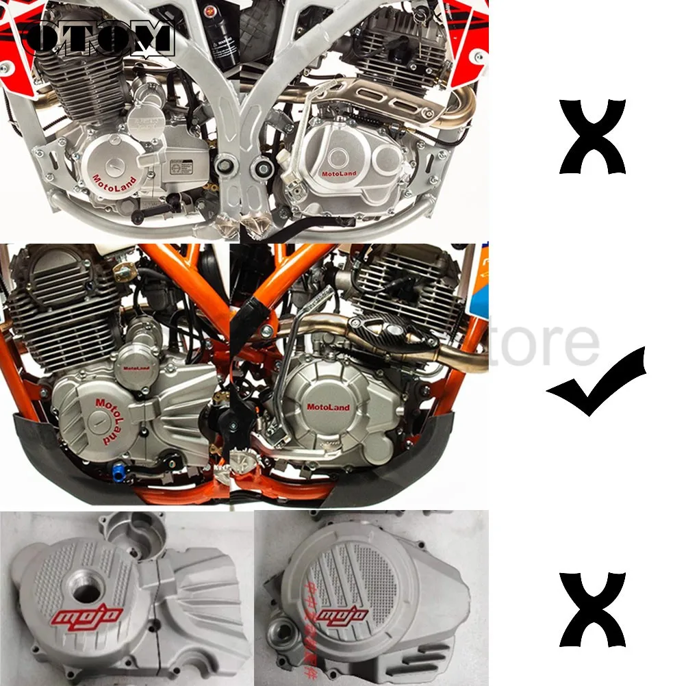 OTOM ZS172FMM-3A Motorcycle Ignitoin Cover Protector Engine Magneto Crankcase Guard For ZONGSHEN CB250-F KAYO KEWS AVANTIS BSE
