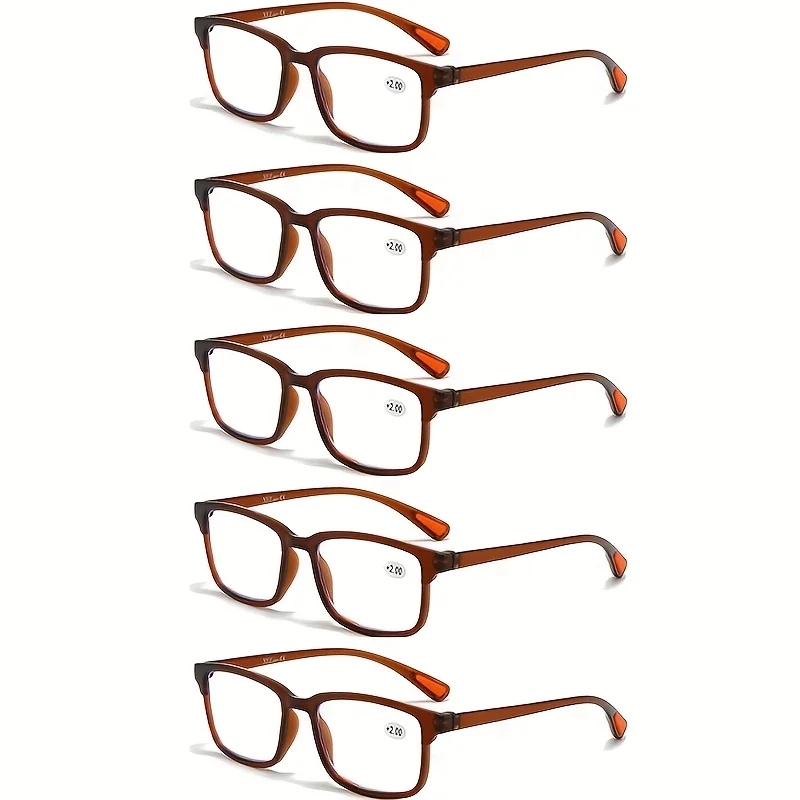5er-Pack Lesebrillen mit Blaulichtfilter für Damen und Herren, Alterssichtbrillen +1,0+1,5+2,0+2,5+3,0+3,5+4,0 – Detail 4