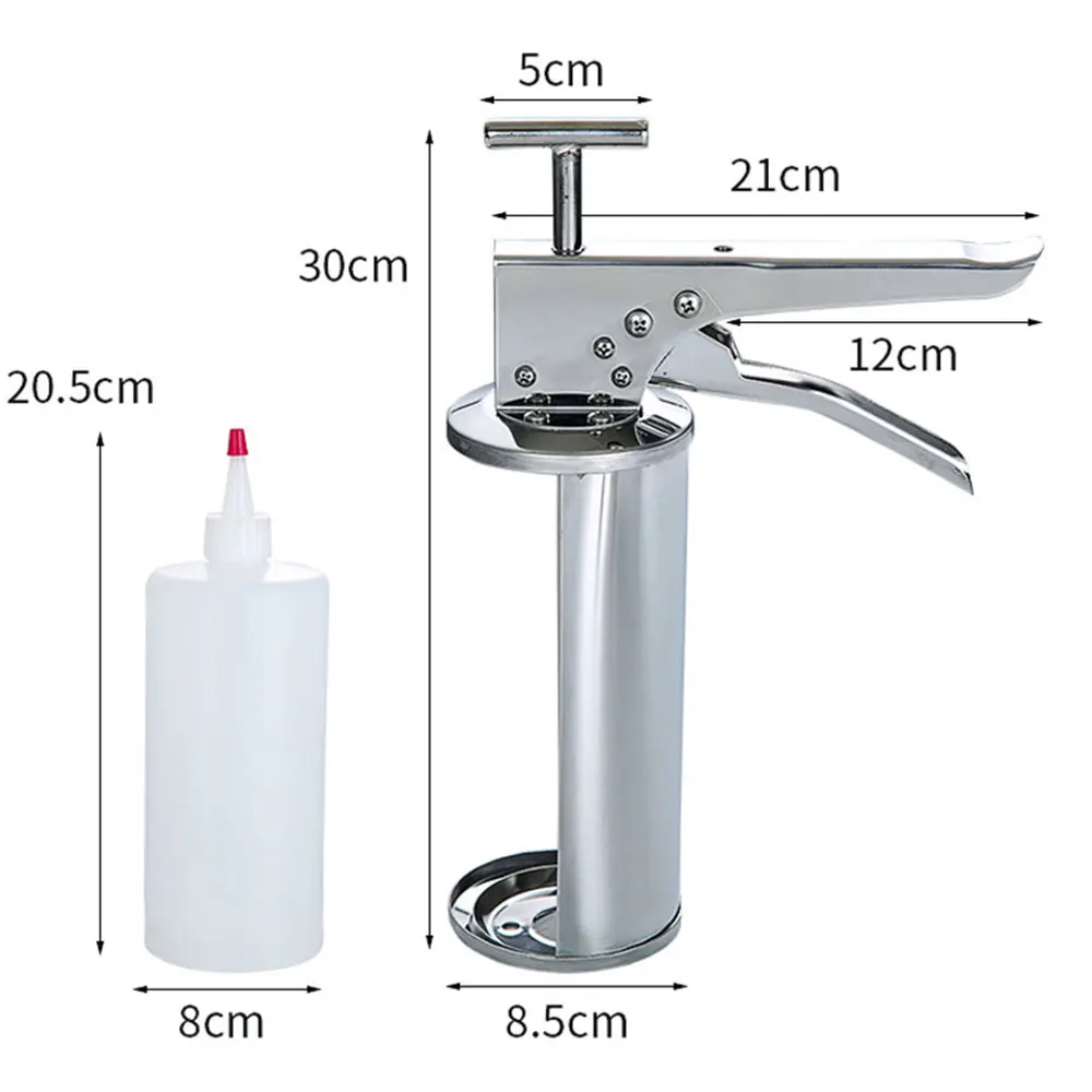 Машина для выдавливания соуса из нержавеющей стали, ведро для соуса, диспенсер для выдавливания салатного соуса, оборудование для магазина гамбургеров