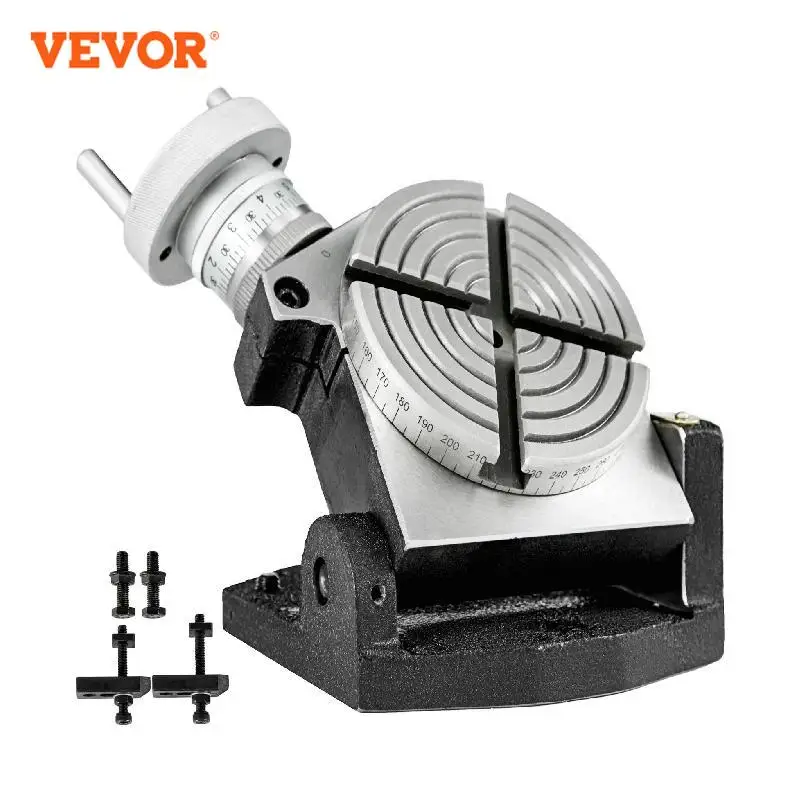 VEVOR Vertical & Horizontal Rotary Table 4