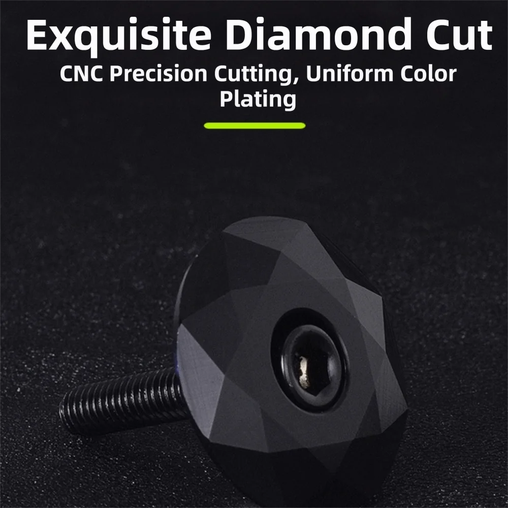 ل 28.6 مللي متر سماعة الدراجة غطاء علوي أجزاء الدراجات الملونة دراجة سماعة الفواصل دراجة من سبائك الألومنيوم اكسسوارات الطريق الدراجة #2