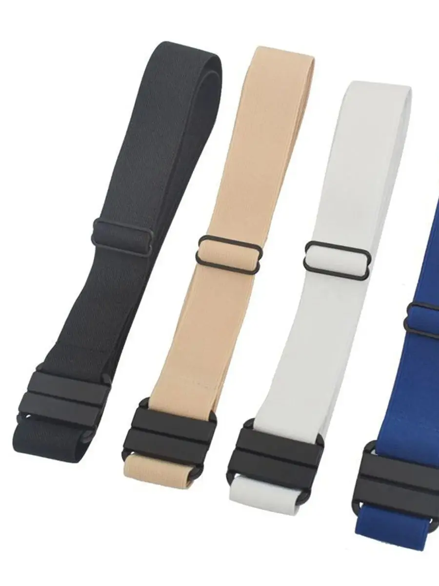 Nouvelle ceinture élastique unisexe sans boucle pour pantalons en jean robe taille extensible pour femmes hommes sans boucle sans boucle ceintures gratuites