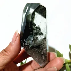 Natural Garden Phantom Crystal Quartz Freeform Stone Witchcraft Spiritual Meditation Healing Feng Shui Room Decor Ornament