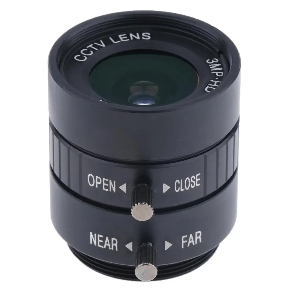 

1/2 F1.2 6mm CS Prime Lens Manual Iris Fixed Focus CCTV Lens for Parking Lot Surveillance System