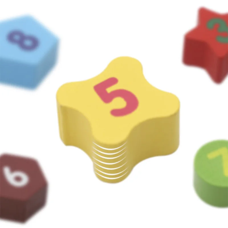 Orologio per animali in legno per bambini, ausilio didattico, tempo di educazione precoce, forma di colore, blocchi di costruzione abbinati, giocattoli educativi