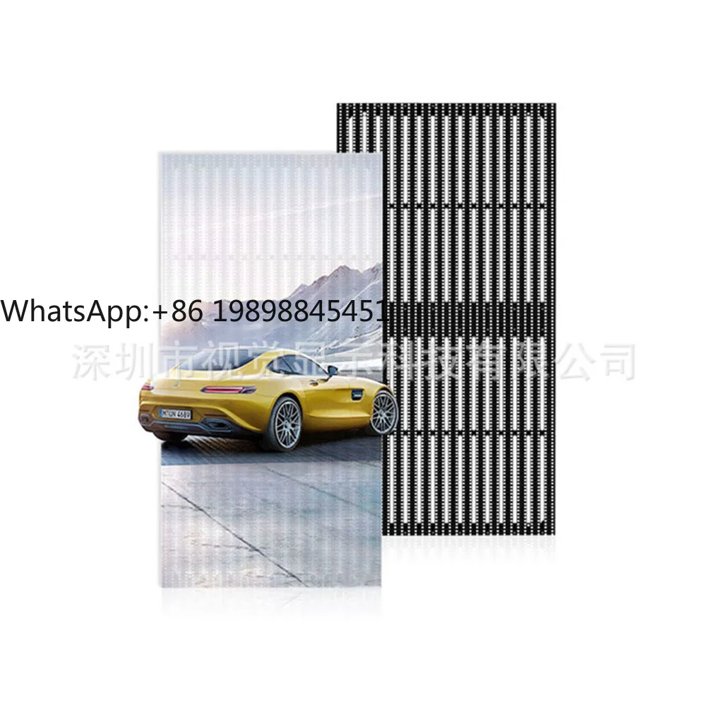 

Outdoor Transparent LED Display Screen P31.25-15.625 with Mesh High Visibility Screen