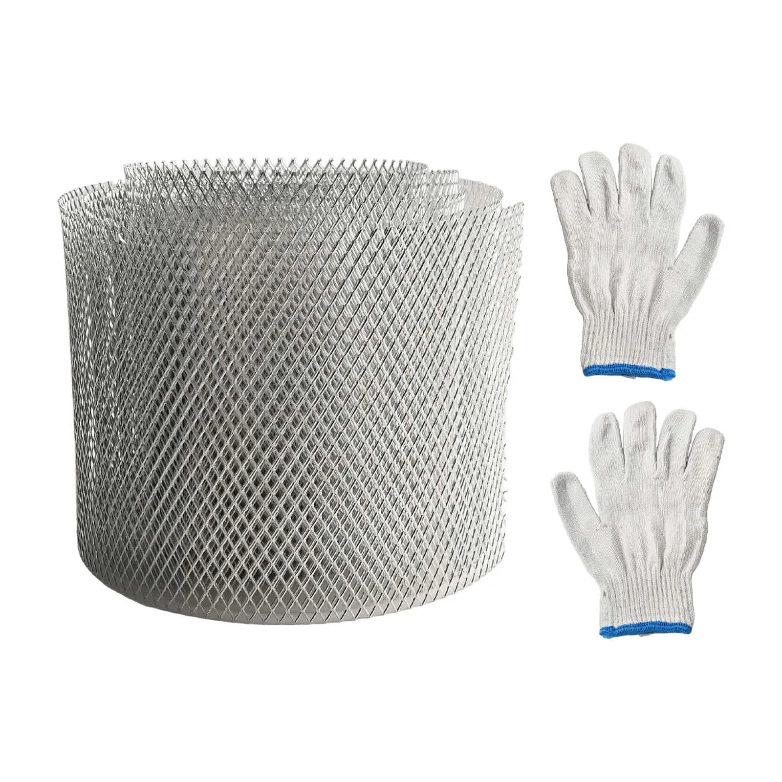 12.7cm X 6m Anti-Leaf Gutter Filter Gutter Guard Grille Rust-resistant High-quality Aluminum Longer for service Life