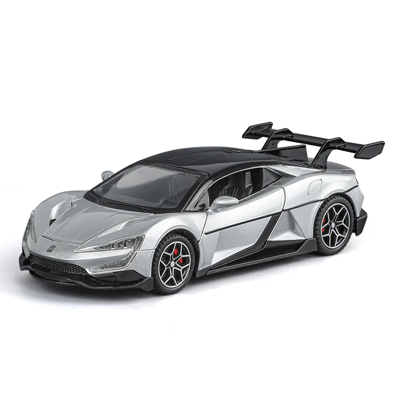 1:32 BYD انظر إلى U9 Ultimat 9 نموذج سيارة رياضية Diecasts لعبة معدنية سبيكة سيارة نموذج محاكاة الصوت ضوء مجموعة هدية طفل