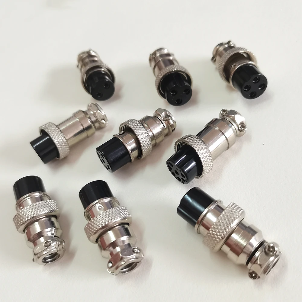 GX16 12,5x36mm 16mm M16 2 3 4 5 6 7 8 9 10 Pin Stecker Buchse Docking Luftfahrtstecker Wasserdichter Rundsteckverbinder GX Aviator Connector – Detail 2