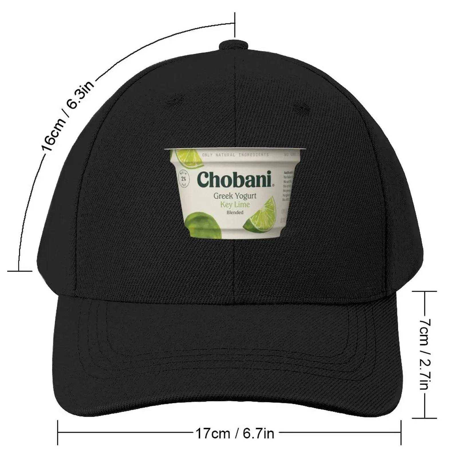 Key Lime Chobani 2.0 Baseball Cap Hat Man For The Sun derby hat party Hat Anime Girl Men's