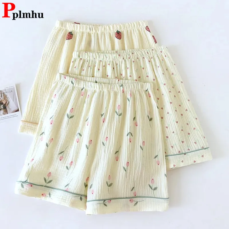 

Summer Thin Baggy Pantalones Cortos Women Casual Cute Elastic High Waist Short Pants Korean Fashion Sweet Shorts Para Mujer 2024