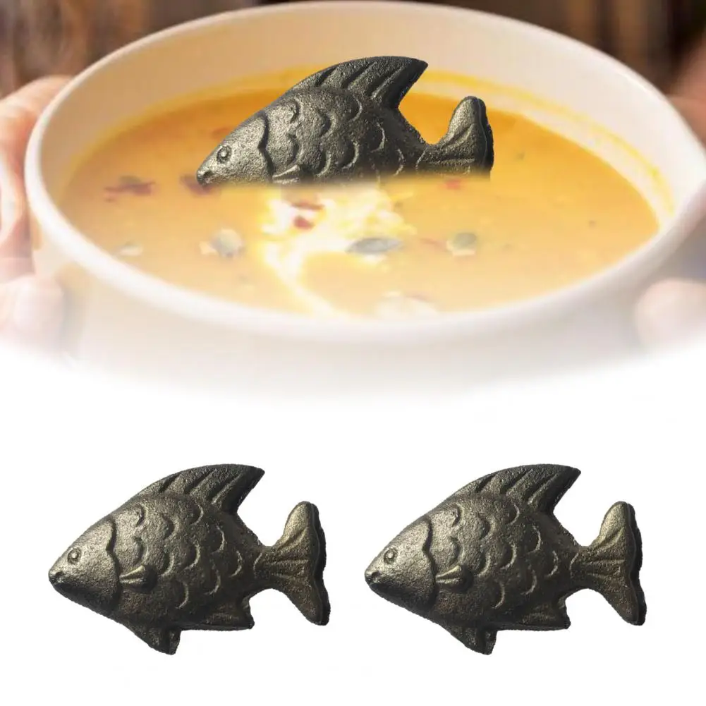 

1/2/3Pcs Cast Iron Fish Cooking Tool Add Natural Sources of Iron Reduce Risk of Iron Deficiency Dietary Solution for Vegans