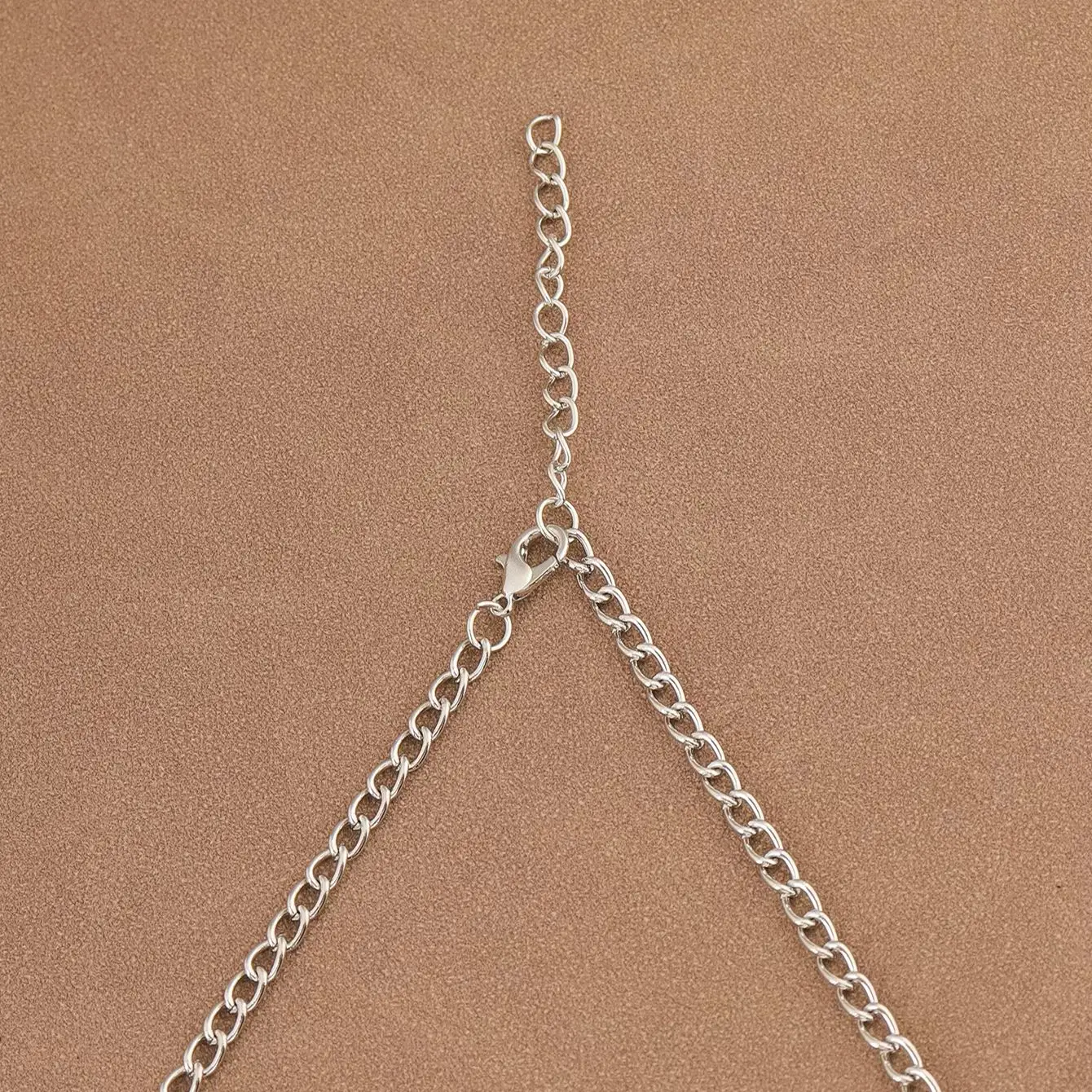 Large Pentacle Pentagram Round Star Of David Pendant Necklace Adjustable Length Long Jewelry Choker Link Chain Lagenlook 34\