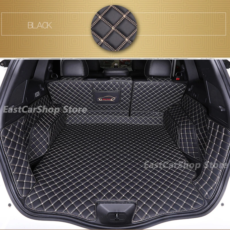 For Renault Koleos 2 Samsung QM6 2016-2021 Car All Surrounded Rear Trunk Mat Cargo Boot Liner Tray Rear Boot Luggage Cover Pad