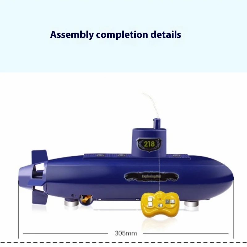 Kanał 6. Studenci Diy Zdalnie sterowany Mini łódź podwodna Zabawka Zdalnie sterowana łódź Zdalnie sterowana łódź podwodna Model Prezent dla dzieci