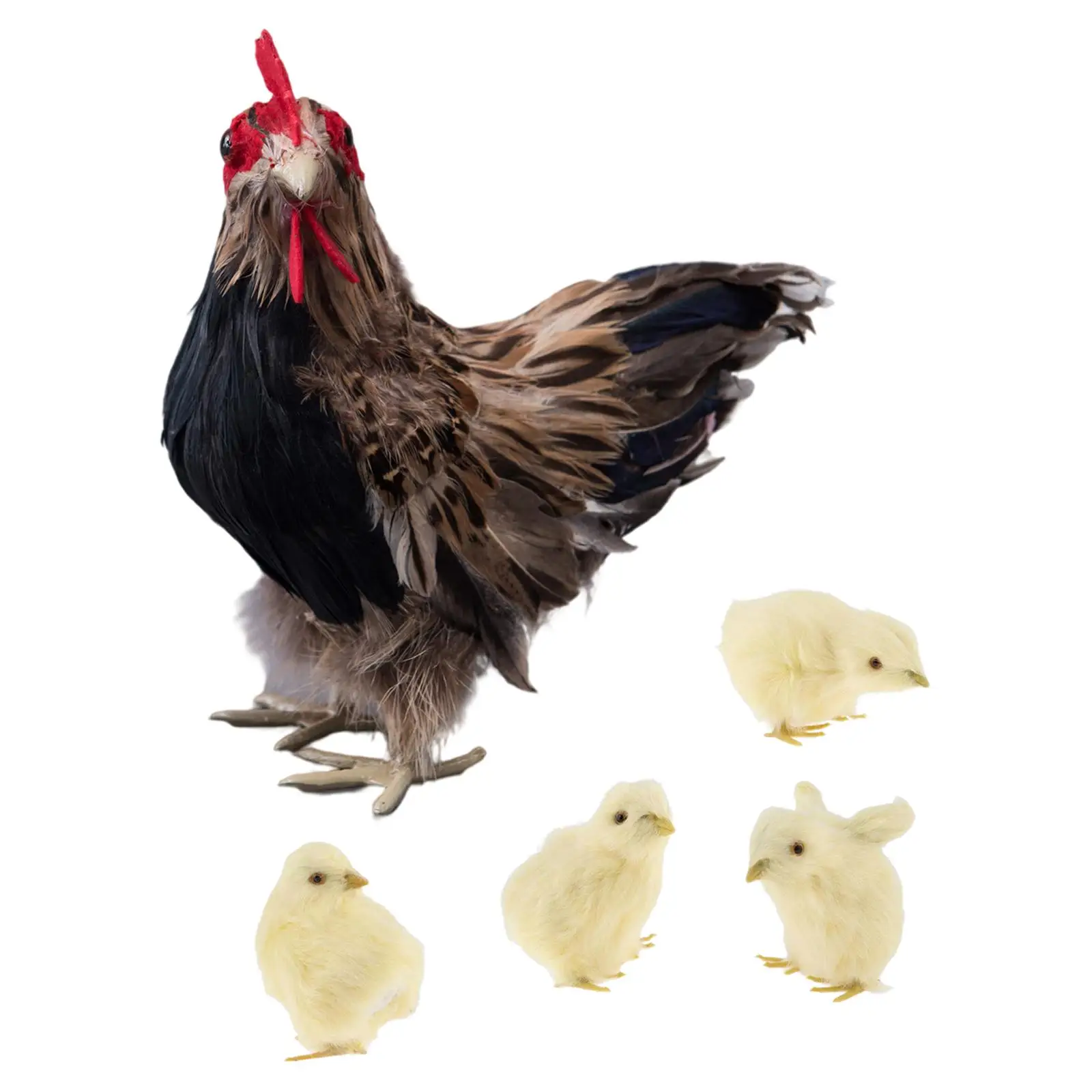 set-di-figurine-realistiche-di-gallina-con-pulcini-modello-di-pollame-artificiale-marrone-nero-e-giallo-per-decorazioni-da-ufficio-fattoria-casa