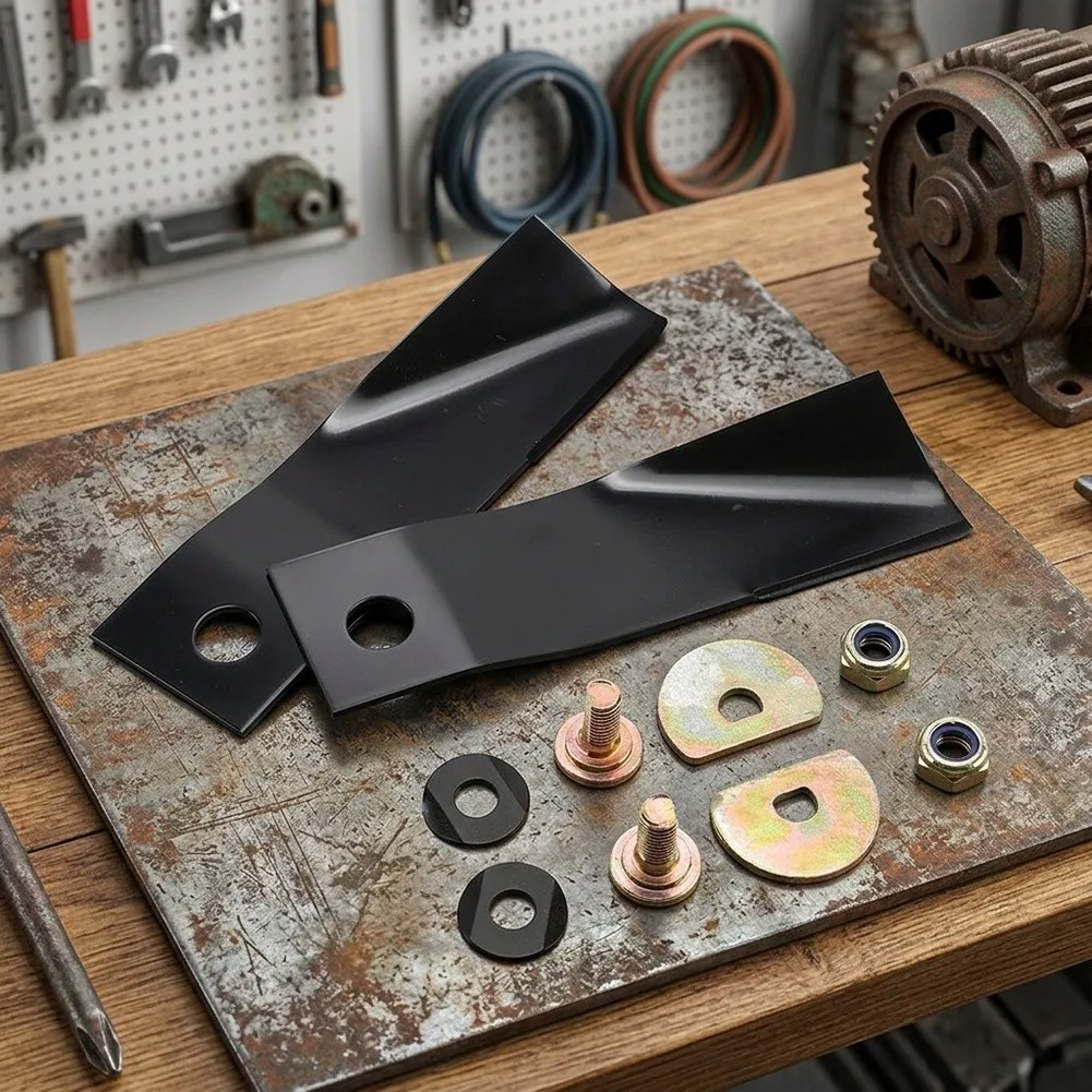 Balanced Mower Knives Riding Mower Cutters Tool-free Installation Standard Fitment Design High-grade Steel Construction