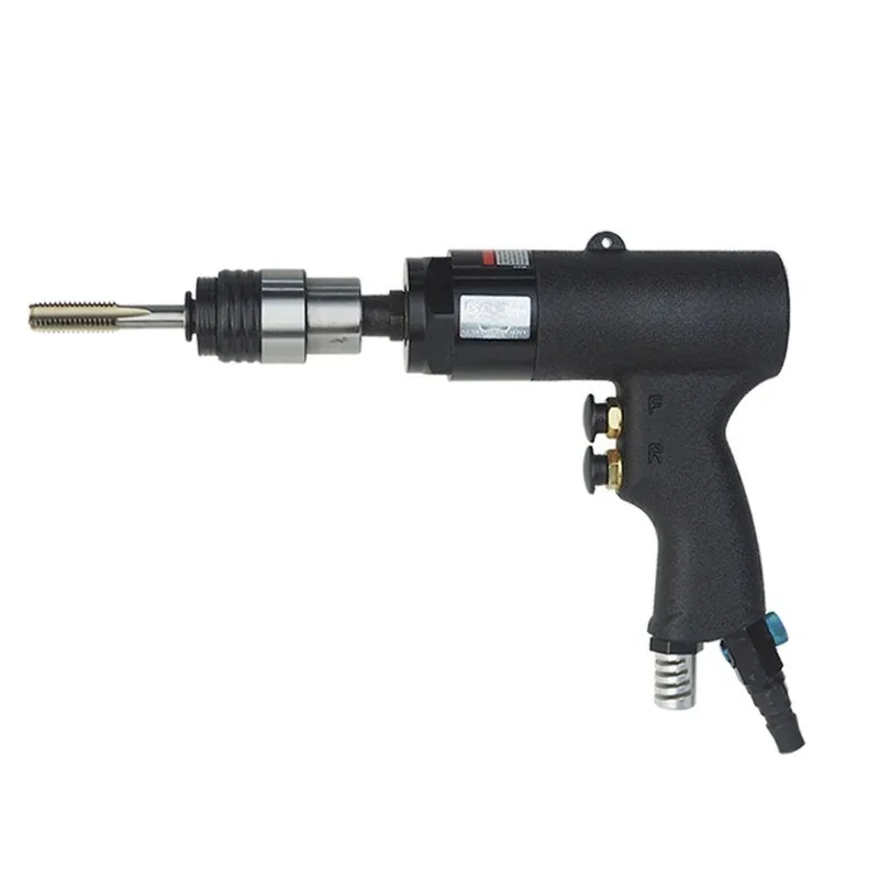 Handheld Gun Type Pneumatic Tapping Machine Air Motor Thread Tapping Tool with Tap Chuck for Tap Forward Reverse Operation