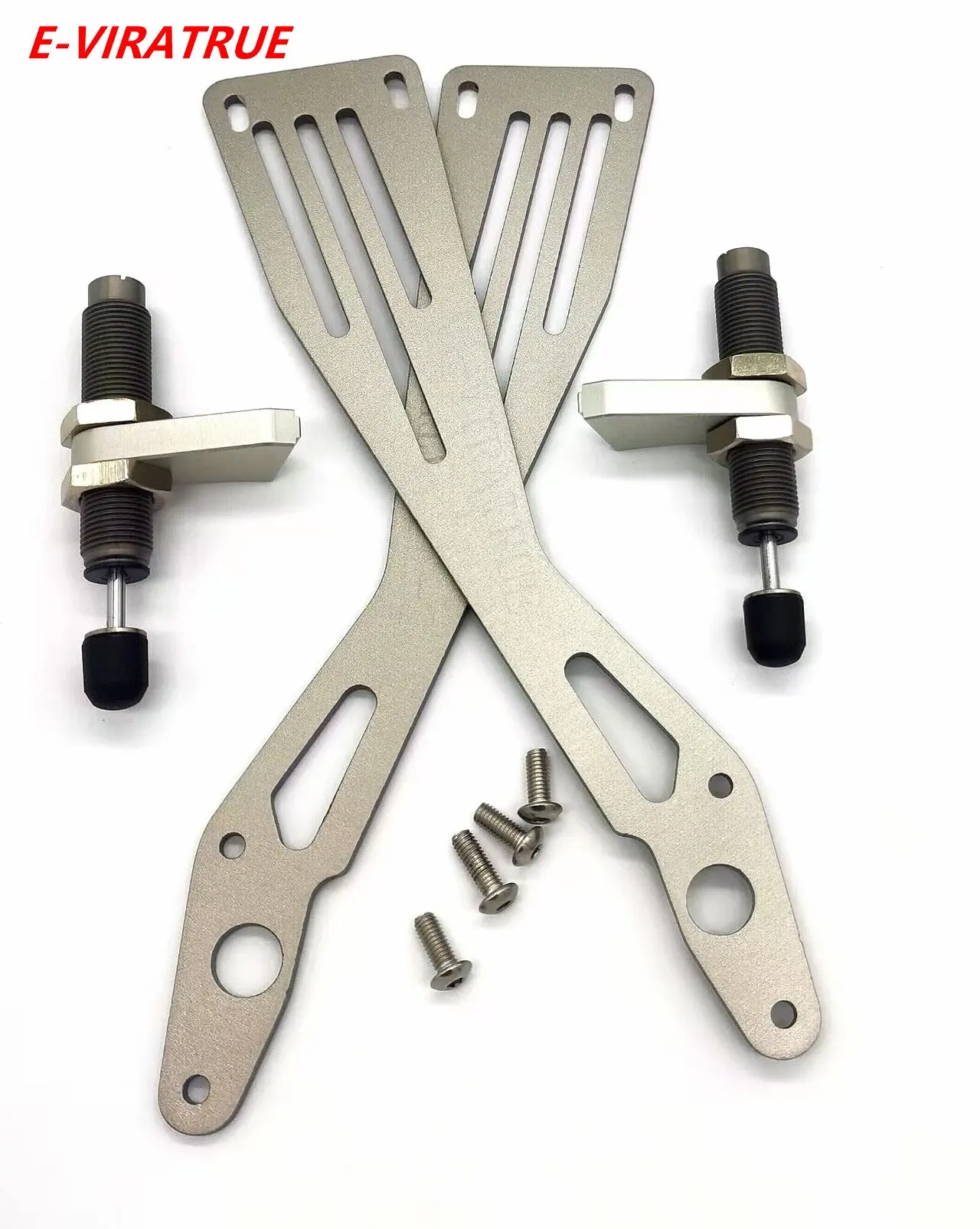 E-VIRATRUE 7075 Supporti buffer regolabili in alluminio per Losi Super Baja Rey 2.0 1/6