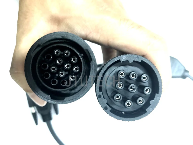 Y Cable OEM CAT3 ET III Et4 Service Adapter P/N 457-611406/15/17 Diagnostic Cable 9 Pin+14 Pin Y Diagnostic Cable