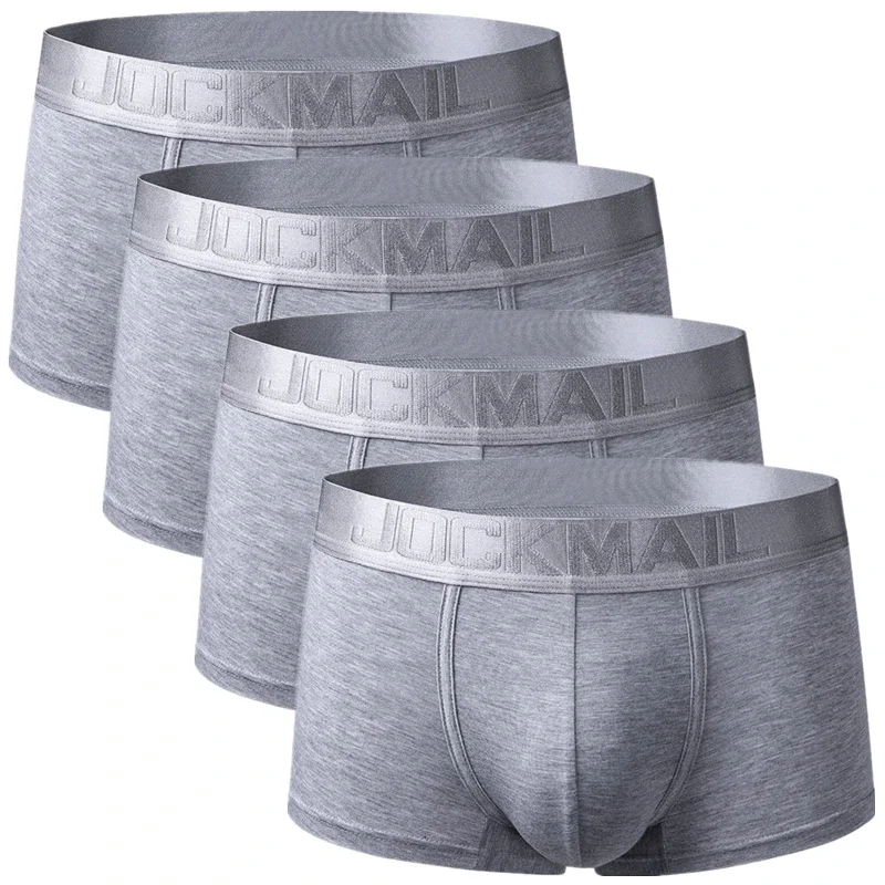 4PCS Pugilista Masculino Calcinhas Homens Cueca Boxer Modal Cuecas Ropa Interior Hombre Calzoncillos Hombre Respirável Mascilinas