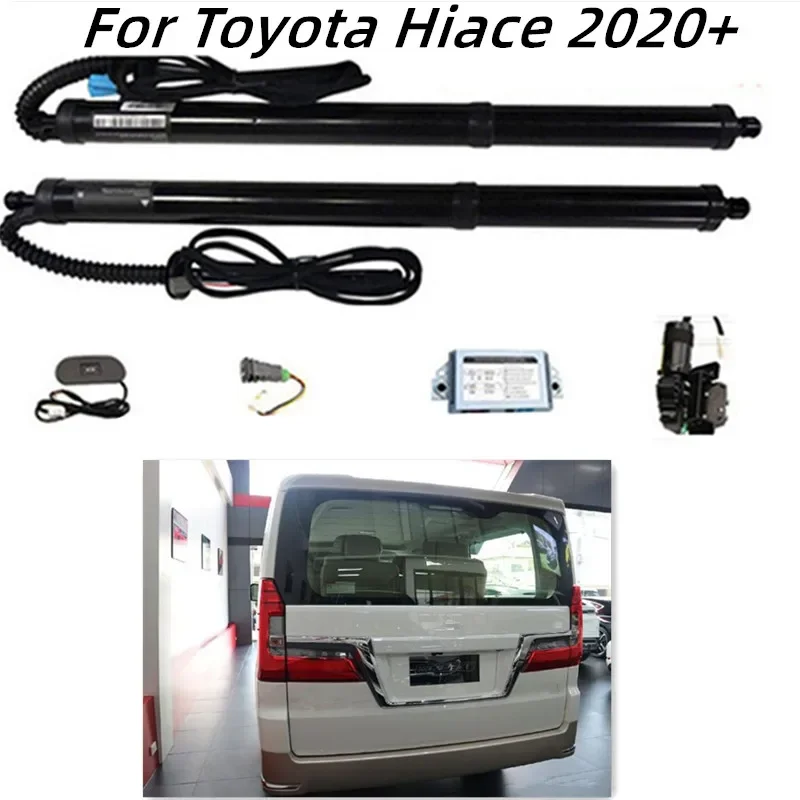 For Toyota Hiace 2020+ Car Accessorie Intelligent Electric Tailgate Modified Car Trunk Support Rod Tail Door Switches Parts