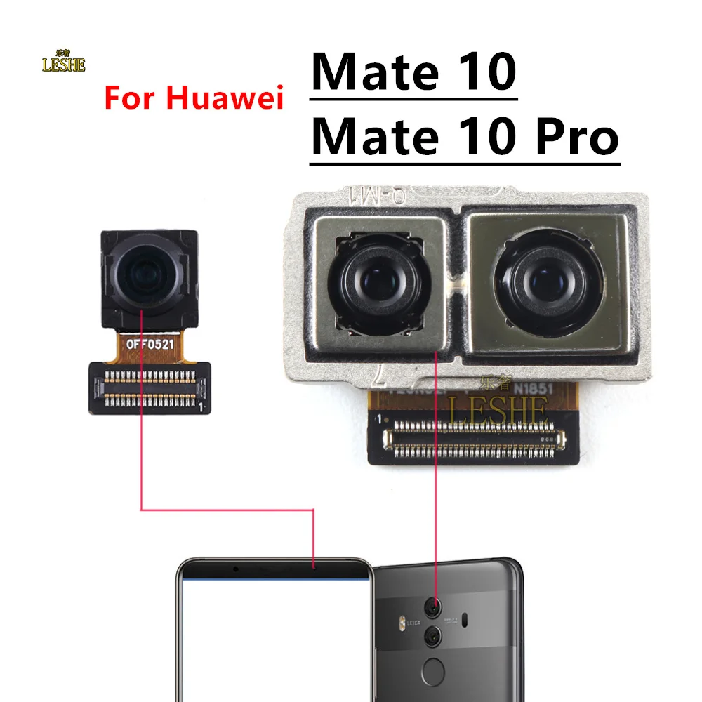 

For Huawei Mate 10 Pro Mate10 10Pro Front Rear Back Up Camera Frontal Main Facing Small Camera Module Replacement Parts