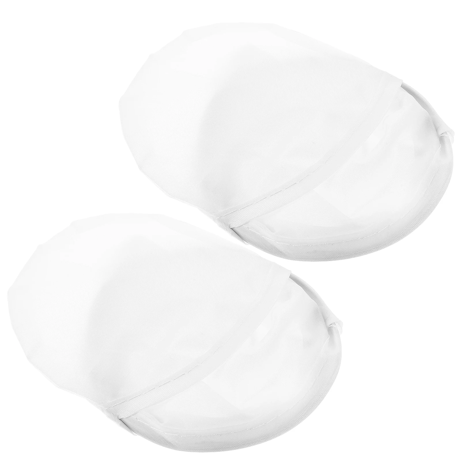 

2 Pcs Folding Fan Hand Held Fans White Pedals Road Bike Foot Pegs Buckle for Egg Beater Cloth Bride Replacement