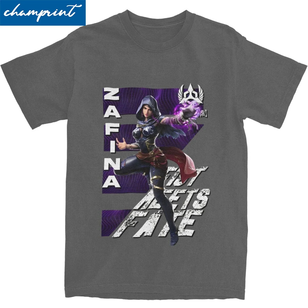 Men Women's Zafina Tekken 8 T Shirt Video Game Pure Cotton Clothing Vintage Short Sleeve Round Collar Tees Gift Idea T-Shirt