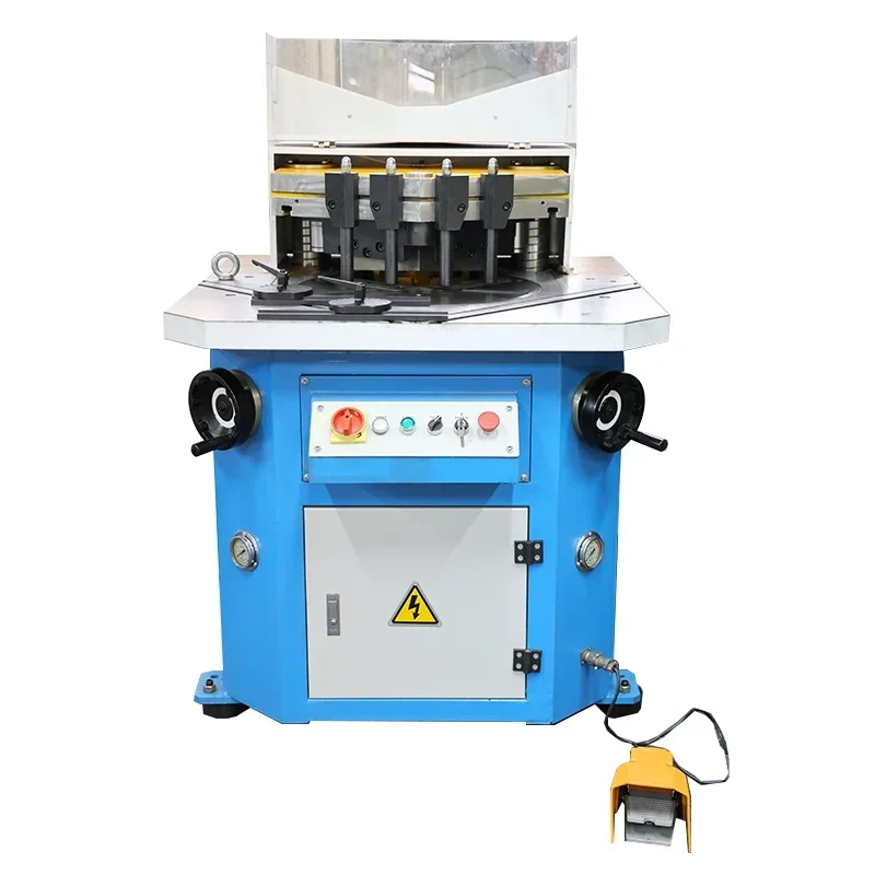 Hydraulic stainless steel angle cutting machine 4 * 200 thick plate edge cutting machine punching and shearing machine