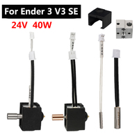 For Ender 3 V3 SE Hotend Kit Upgrade 40W 24V Heating Tube Thermistor 3D Printer Accessories for Creality Ender 3 V3 SE Hot End