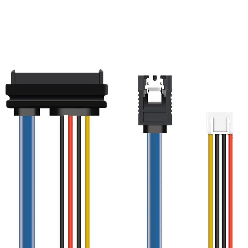 Solid State SSD Alternância SATA Cabo de Dados 20CM 30CM Cabo de Alimentação Integrado 7 + 15 / 22pin + 4 pinos para ALIENWARE X51R2R1