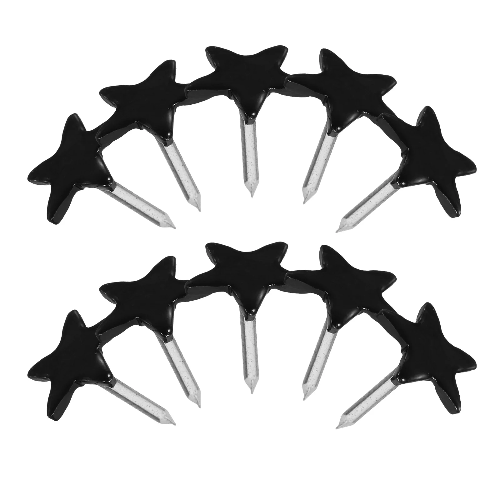 

100Pcs Star Shape Thumb Tacks Metal Flat Head Decorative Pushpins for Cork Board Bulletin Board Photo Map Wall Home Office