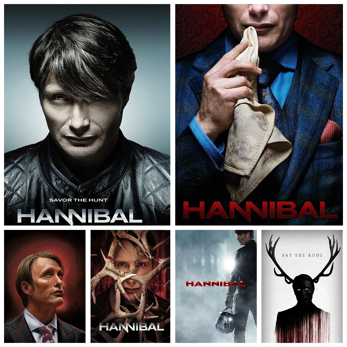 

Алмазная вышивка DIY «Ханнибал»: настраиваемые постеры по фильмам и сериалам, декор для стен комнаты