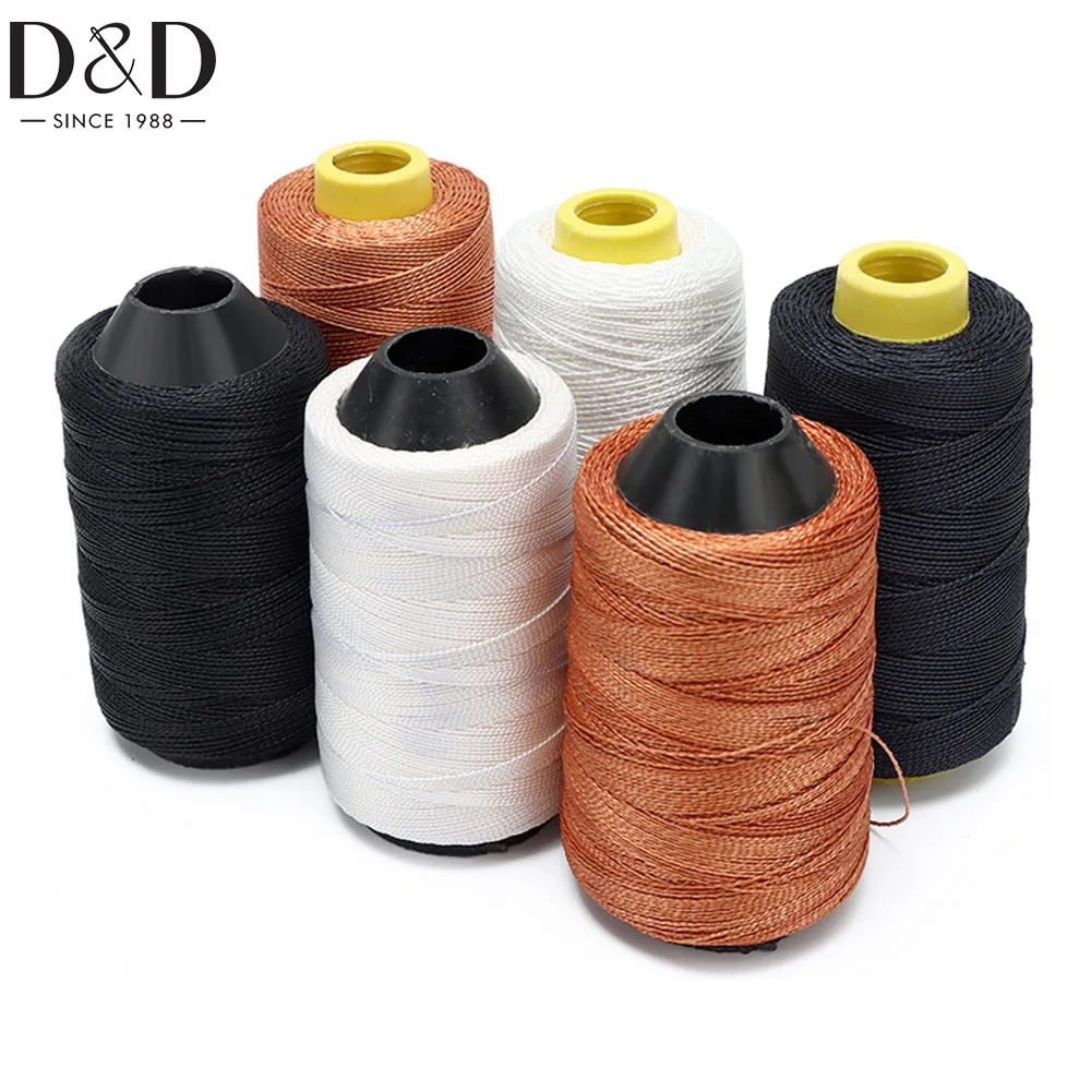 

D&D Sewing Threads 200M Durable Strong Nylon Leather Sewing Waxed Thread for Craft Repair Shoes Hand Stitching Sewing Tool