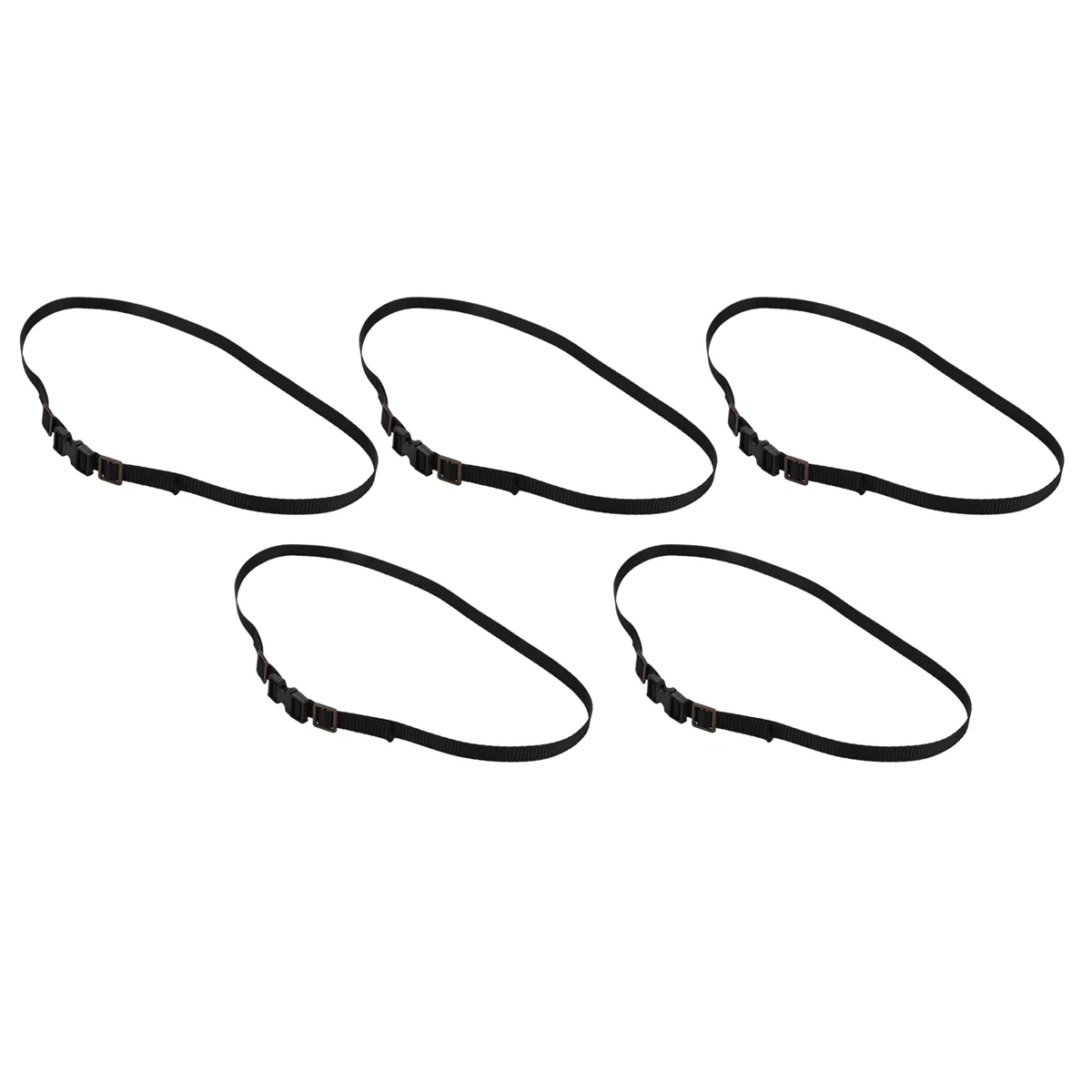 BAAA-5Pcs RC รถชั้นวางสัมภาระหลังคาเชือกตกแต่งสําหรับ 1/10 RC Crawler รถ AXIAL SCX10 Traxxas TRX4 RC4WD D90 CC01, สีดํา