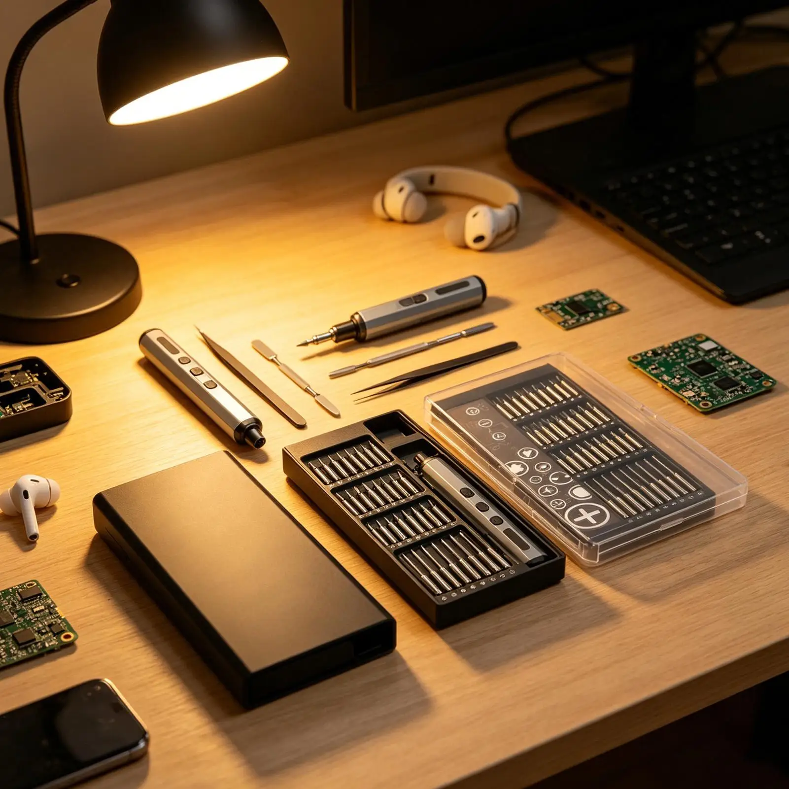 

68 in 1 Mini Electric Screwdriver, Precision Electric Screwdriver Set with Magnetic Bits, Rechargeable Portable Screwdrivers