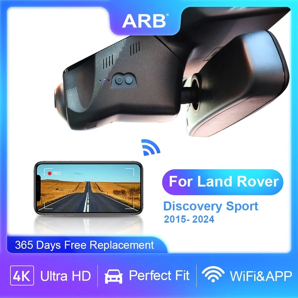 Dash Camera for Land Rover Discovery Sport L550 2015 2016 2017 2018 2019 2020 2021 2022 2023 2024, ARB 4K 2160P OEM Car DVR WIFI